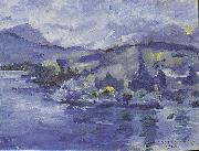 Lake Lucerne in the afternoon Lovis Corinth